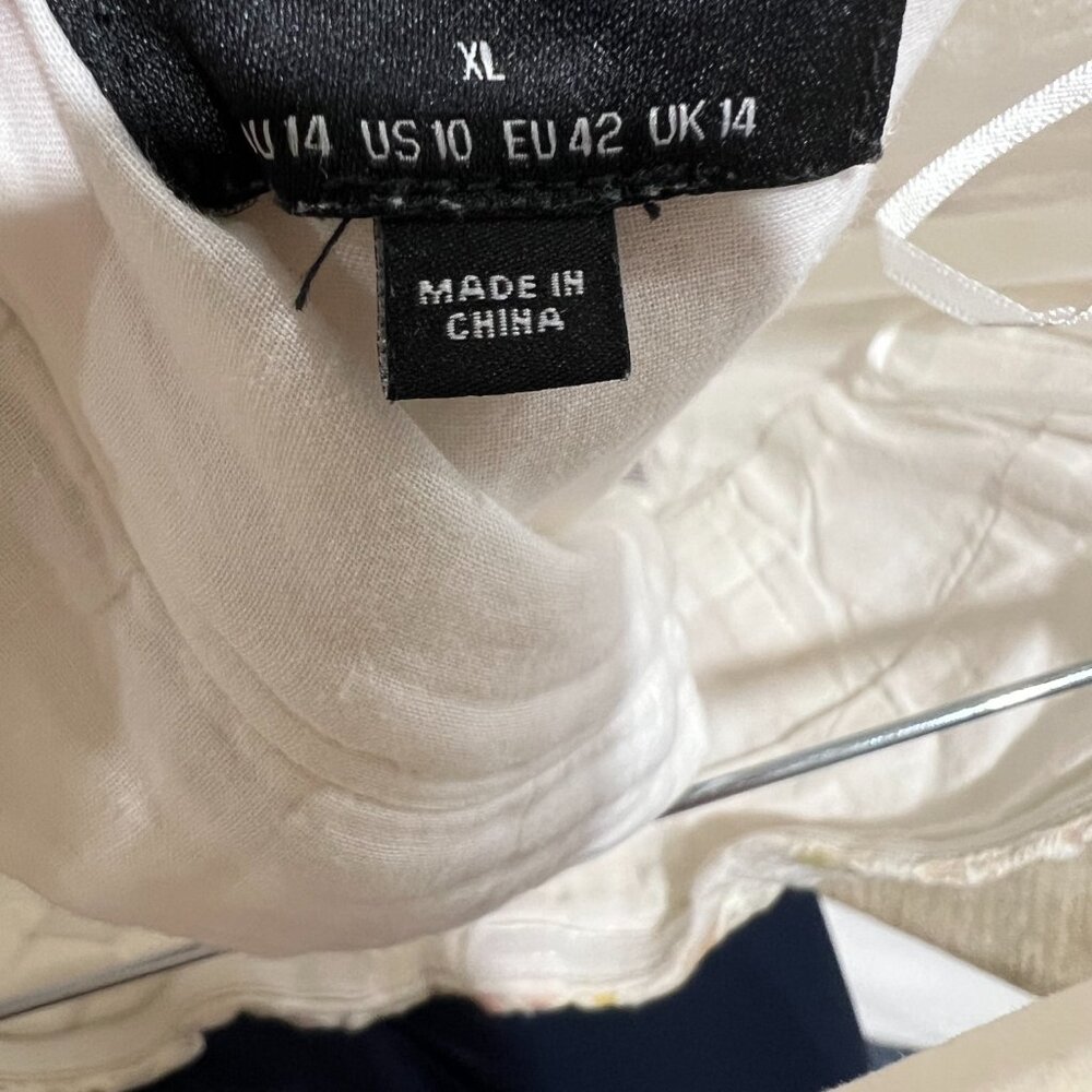 🌸 Lila Bardot Floral Lace Bustier Top - XL 🌸 - Picture 11 of 11